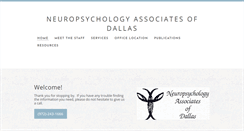 Desktop Screenshot of neuropsychologyassociatesofdallas.com